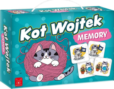 Loja memory Cat Wojtek Kangaroo, 24 elemente, për fëmijë, shumëngjyrëshe
