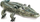 Lodër fryrëse pishine Intex Realistic Crocodile Gator, me doreza, jeshile