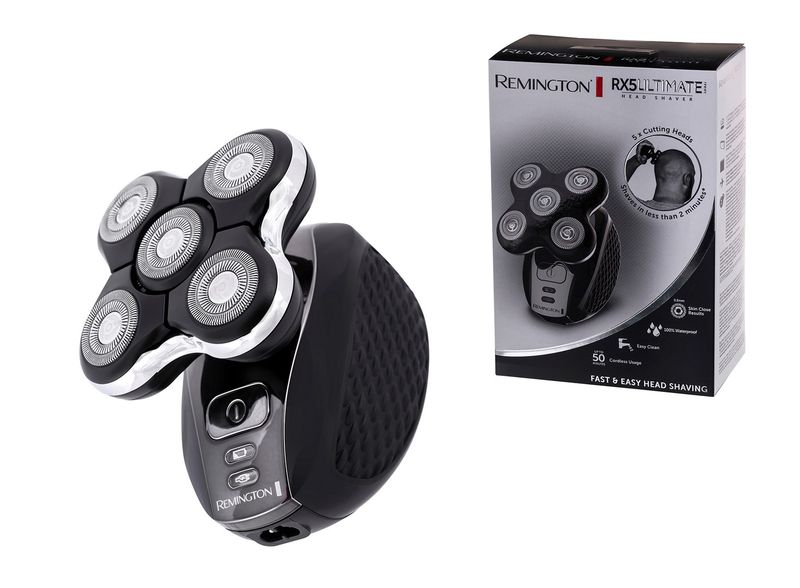 Makine rroje për kokë Remington XR1500, pa kabllo, rezistente ndaj ujit, e zezë
