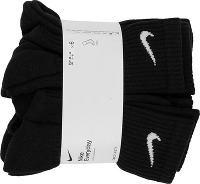 Çorape Nike Everyday Cushion Crew SX7666 010, set 6 palë, Dri FIT, t’zeza