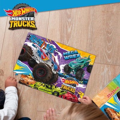 Puzzle Lisciani Hot Wheels M Plus 48.104765, 48 copa, shumëngjyrësh