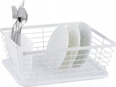 Tharëse enësh KING Hoff KH-1731, tabaka plastike, me ndarës për takëme, e bardhë