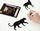 Set kreativ ArtiFly Magic Scratch Card Houses, 8 figura, për kalamaj, i zi