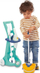 Сет за игра за чистење Ecoiffier Cleaning Cart, со количка и рачна правосмукалка, повеќеобоен