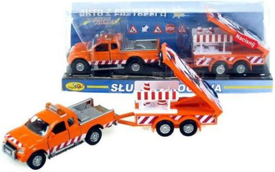Makinë lodër Hipo Auto Road Service HY0007, 28 cm, portokalli