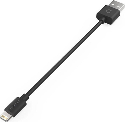 Кабел полнач Cygnett USB во Lightning, 12W, 0.1m, црн