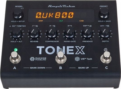 Pedal efekte për kitarë IK Multimedia TONEX Pedal 678, modelim amplifikatorësh, dixhital