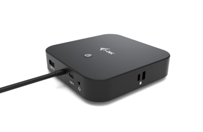Stacion lidhës i-tec USB-C HDMI DP, 100W, i zi