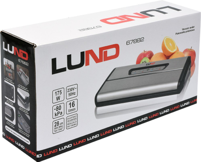 Aparat vakumi Lund 67882, 175W, trup inoksi, argjendt i zi