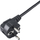 Kабел за струја Akyga AK-PC-05A, 5m, IEC C13, црн