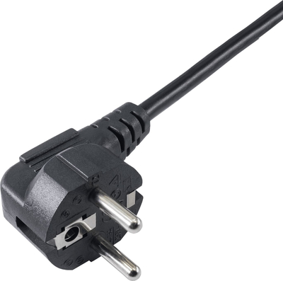 Kабел за струја Akyga AK-PC-05A, 5m, IEC C13, црн