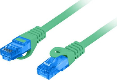 Kabllo rrjeti Lanberg Patchcord CAT.6A S FTP LSZH, 1m, 500MHz, jeshile
