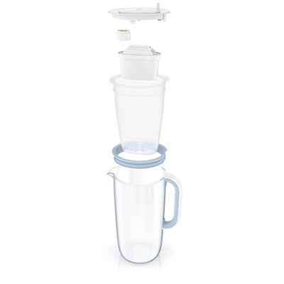 Karafë filtruese uji Brita Glass Maxtra Pro, 2.5L, me 3 filtro, transparente