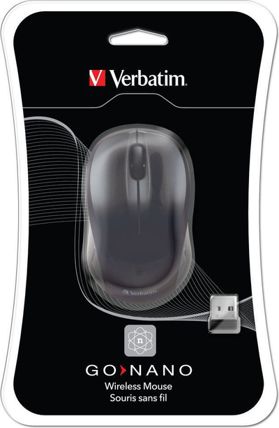 Maus Verbatim GO, wireless, USB, i zi
