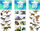 Ngjitëse Sticker BOO Dino, set figura dinosauri, shumëngjyrëshe
