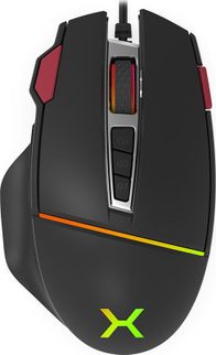 Maus gaming Krux Fuze Pro KRX0074, me tela, RGB, i zi
