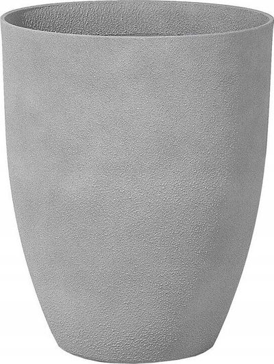 Set me vazo lulesh Beliani Croton, 2 copë, 43cm, gri