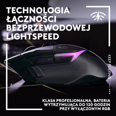 Maus Logitech G502 X Plus (910-006162), i zi