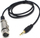 Kabllo mikrofoni Mozos XLR Mini Jack 3.5 mm MCABLE-XLR