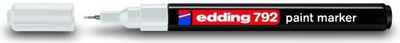 Маркер лак Edding 792, прецизен врв, бел