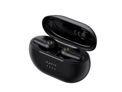 Kufje pa tela Havit TW915E, TWS Bluetooth 5.2, bateri 24 orë, të zeza
