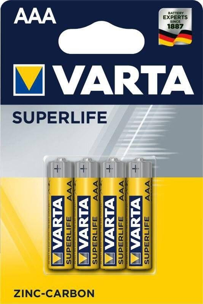 Батерија Varta Superlife AAA/R03, 4 парч.