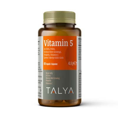 TALYA Herbal Vitamin 5 Immune Support, 60 kapsula