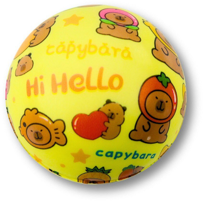 Top lodër Capybara Foam Bouncing Ball, 6.5 cm, shumëngjyrësh