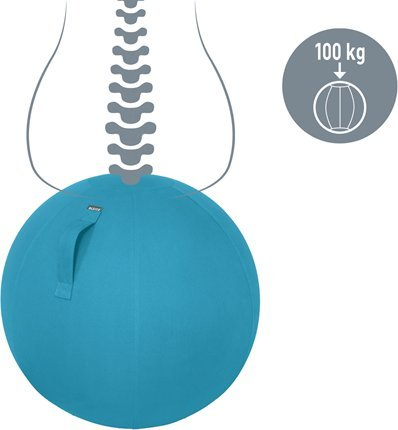 Top ulës Leitz Ergo Cosy, 65cm, ergonomik, blu deti