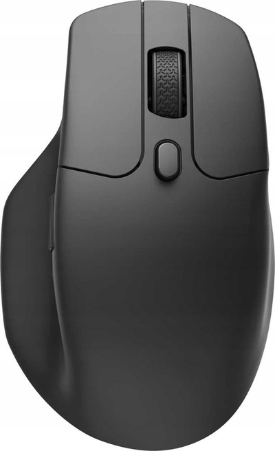 Maus wireless Keychron M6, ergonomik, me nano marrës USB‑C, i zi