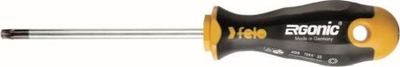 Kaçavidë Torx Felo Ergonic T8, 60mm, e zezë me të verdhë