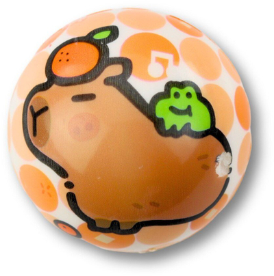 Top lodër Capybara Foam Bouncing Ball, 6.5 cm, shumëngjyrësh