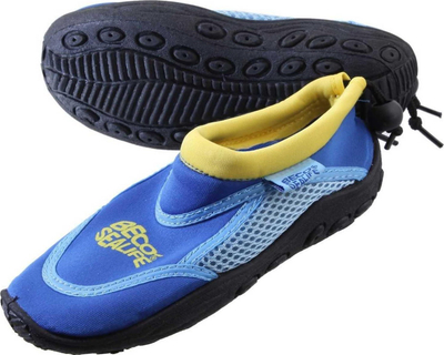 Këpucë plazhi për fëmijë Beco Sealife 90023, taban gome antirrëshqitës, mbyllje me shtrëngues, blu
