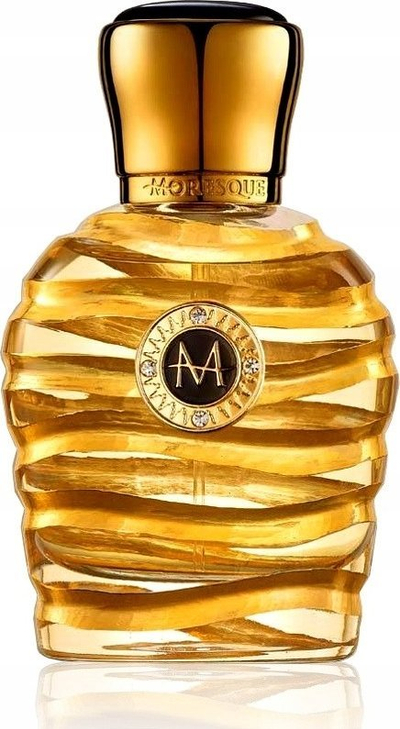 Parfum unisex Moresque Gold Eau de Parfum, 50 ml, aromë orientale, me nuanca ari