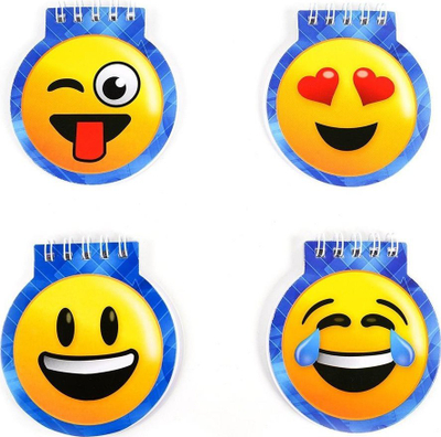 Bllok shënimesh Fandy Notesik Block Emoticon, 6x10cm, 38 fletë, shumëngjyrësh