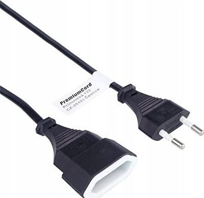 Kabllo zgjatëse PremiumCord, 3 metra, 230V, e bardhë
