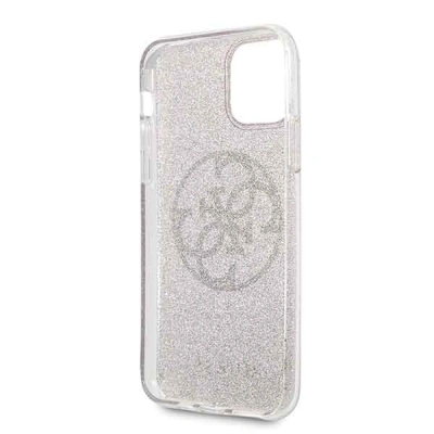Kuti telefoni Guess Hard Case për iPhone 11 Pro, me xixa, rozë