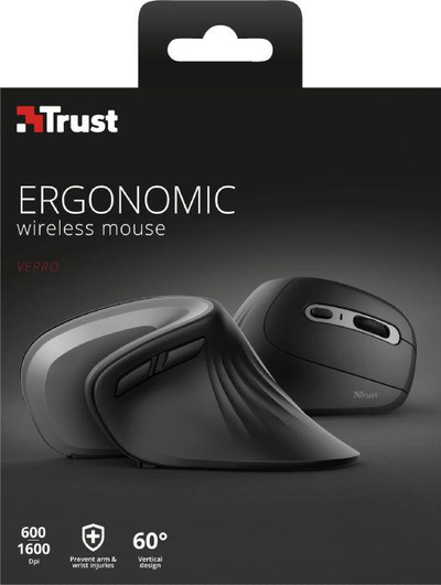 Maus wireless Trust Verro Ergonomic, i zi