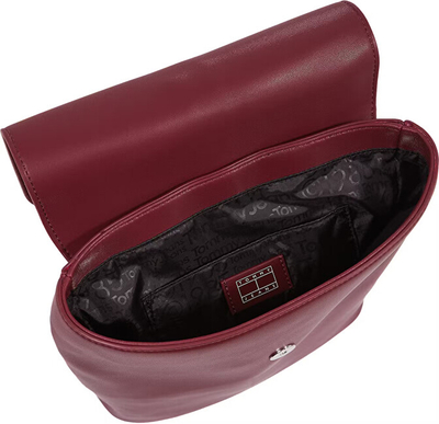 Çantë për femra Tommy Hilfiger, e kuqe e errët