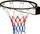 Unazë basketbolli Enero, 45 cm, me rrjetë, e zezë