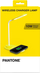 Llambë tavoline Pantone Mini PT LD001Y, LED, me karikim wireless, e verdhë