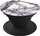 Mbajtëse telefoni PopSockets Swappable PopTop Grip Dove Marble, mermer, e bardhë