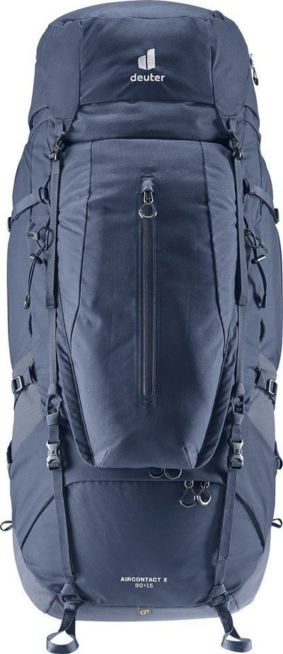 Çantë shpine për hiking Deuter Aircontact, 85 L + 10 L, e kaltër