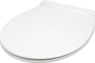 Kapak tualeti Tycner Soft Close Slim, duroplast, antibakterial, i bardhë