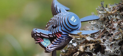 Puzzle 3D Eugy Mosasaurus, 25 copa, lodër për mësim e lojë, shumëngjyrësh