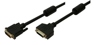 Kabllo DVI LogiLink DVI-D, 5m, e zezë