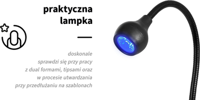Lampë tavoline UV Activeshop Desk Lamp Glow Black Snake, dritë UV, e zezë
