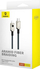 Kabllo karikimi Baseus Unbreakable USB C në Lightning, 20W, 1m, e bardhë