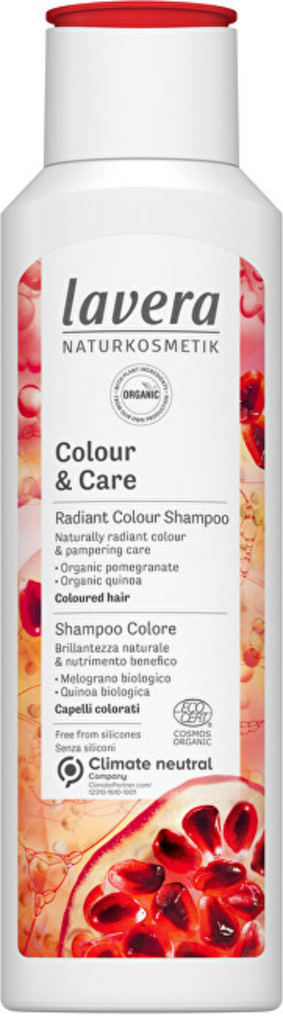 Shampo për flokë Lavera Color & Shine, 250 ml