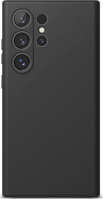 Këllëf telefoni Ringke Silicone Magnetic Armor për Samsung Galaxy S24 Ultra, silikon, kompatibil MagSafe, i zi